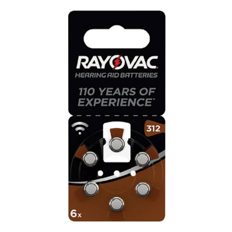 BATTERIE ACUSTICA RAYOVAC 312