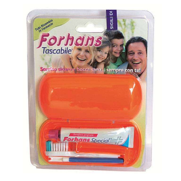 FORHANS SPAZ+DENTIF TRAVEL KIT