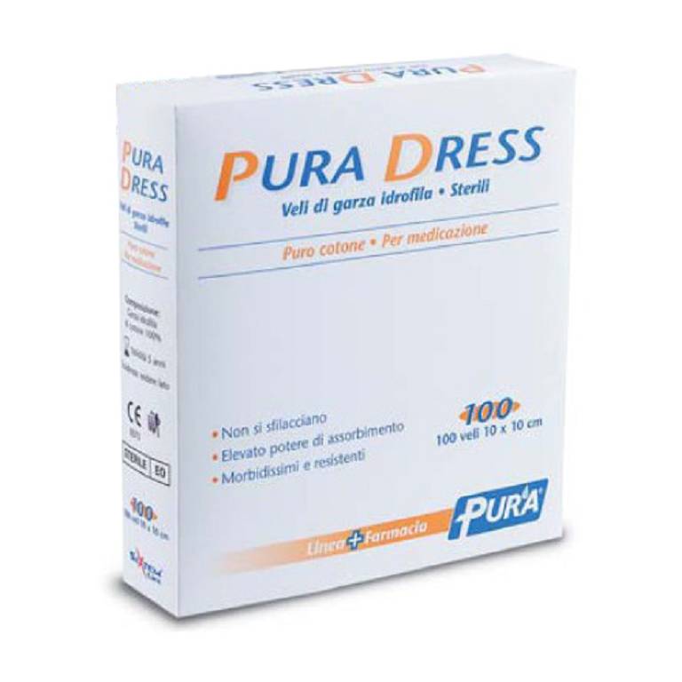 GARZA PURA DRESS 10X10CM 100PZ