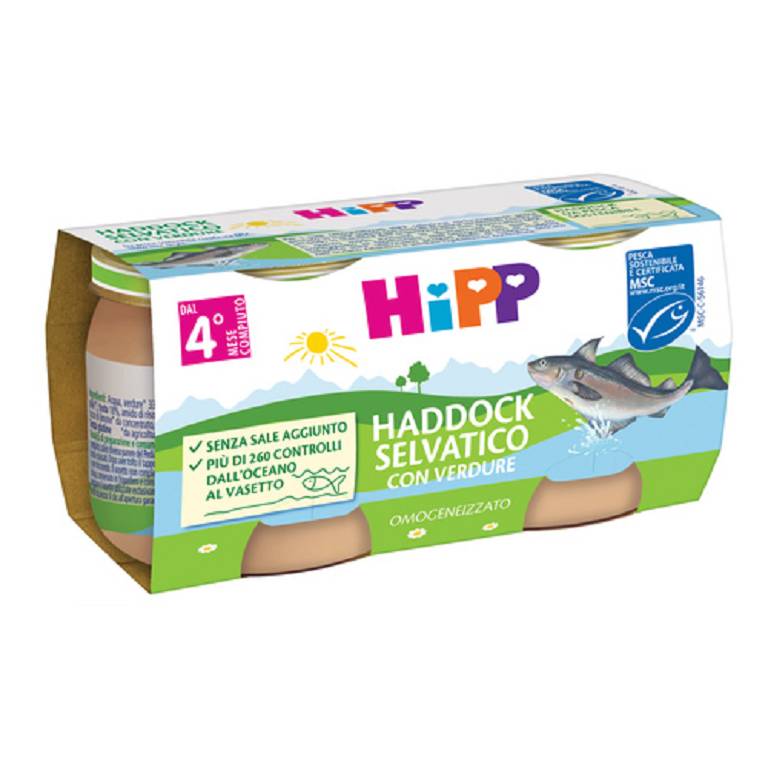 HIPP OMOG HADDOCK VERD 2X80G