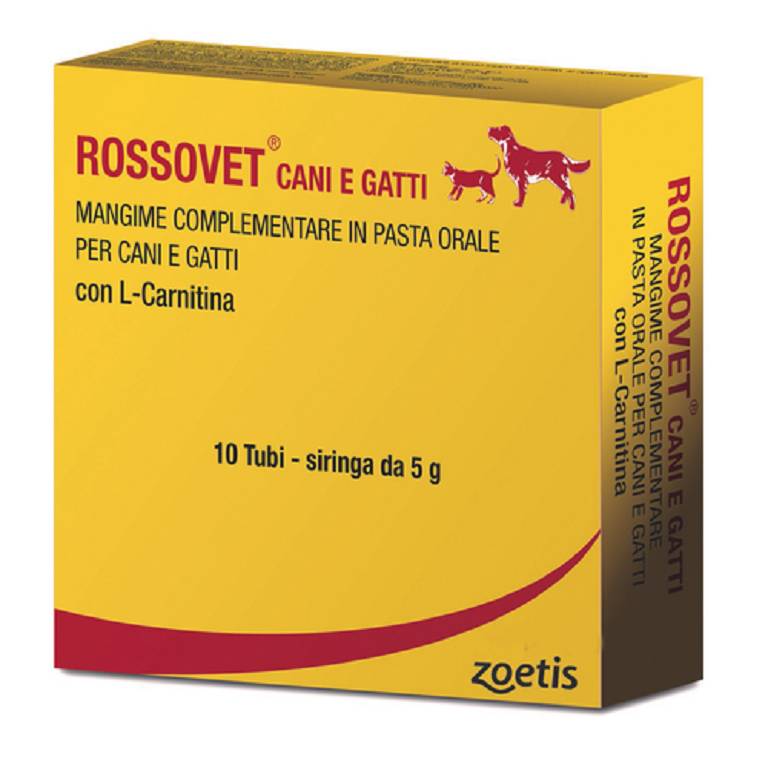 ROSSOVET CARNITINA 10TUBI 5G